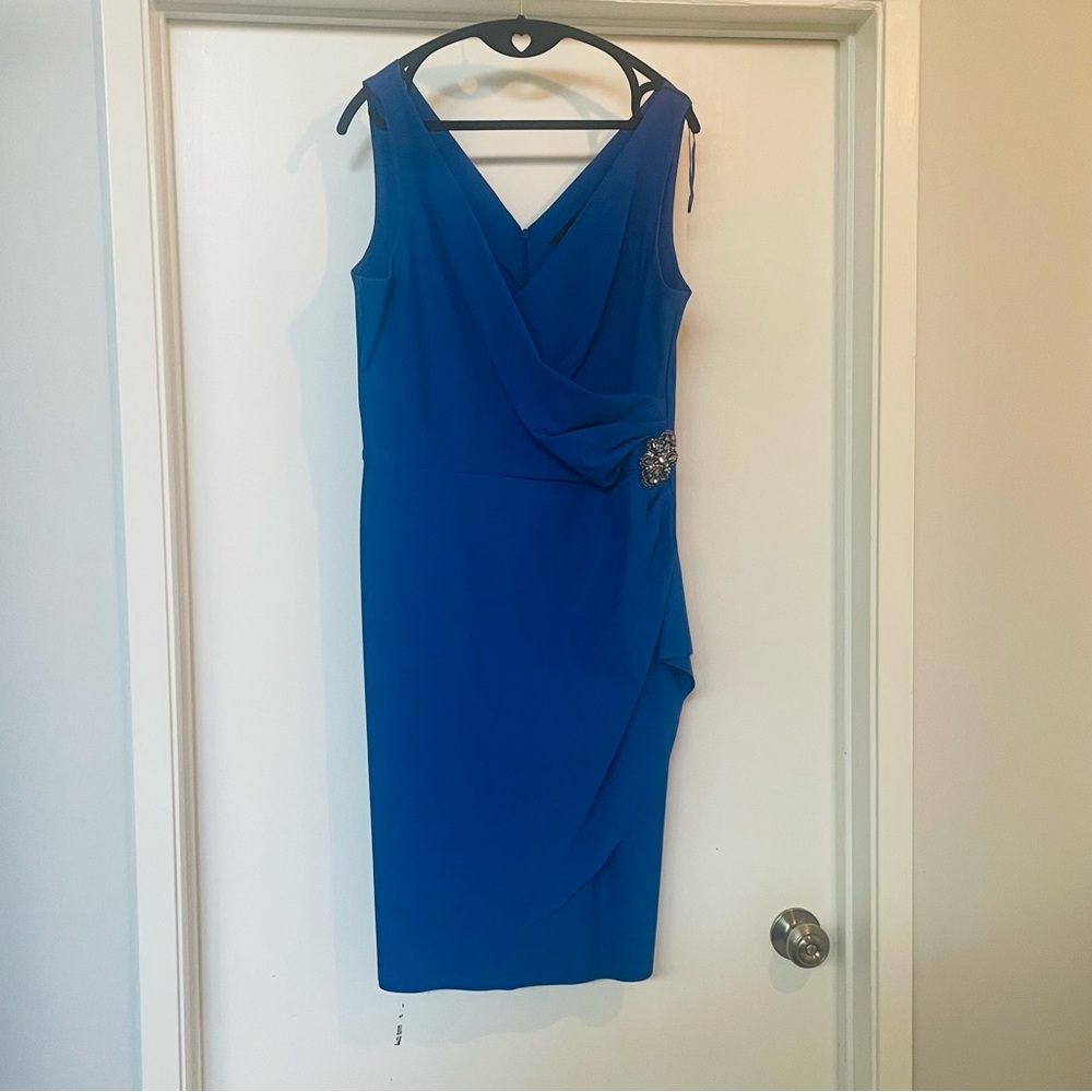 Blue cocktail dress size 14